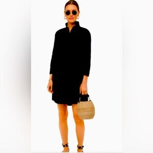 Pomander Place black Polly dress size medium NWOT